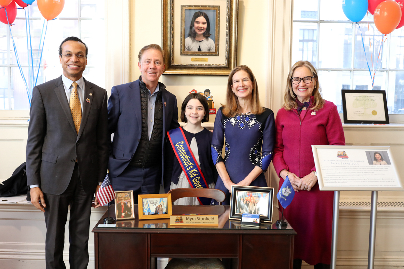 Connecticut's Kid Governor Inauguration Day 2020