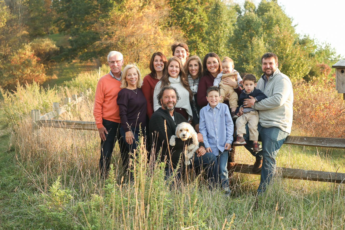 Longo Farm Fall Family Portrait